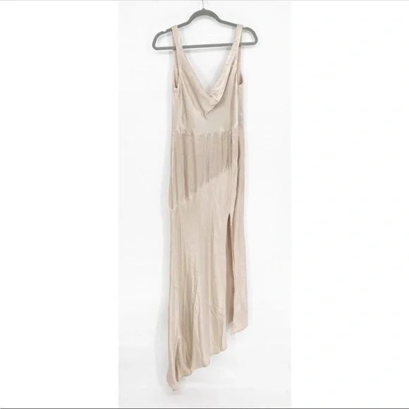 bec and bridge beige dress Bec + Bridge Ciel Wrap Maxi Dress  Mikinola